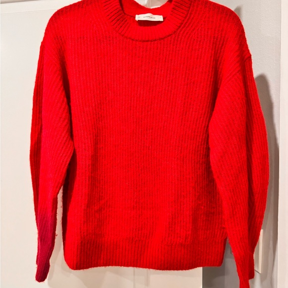 Everlane The Cocoon Crew Neck Sweater, Berry Red, size small, like new! - Picture 5 of 8